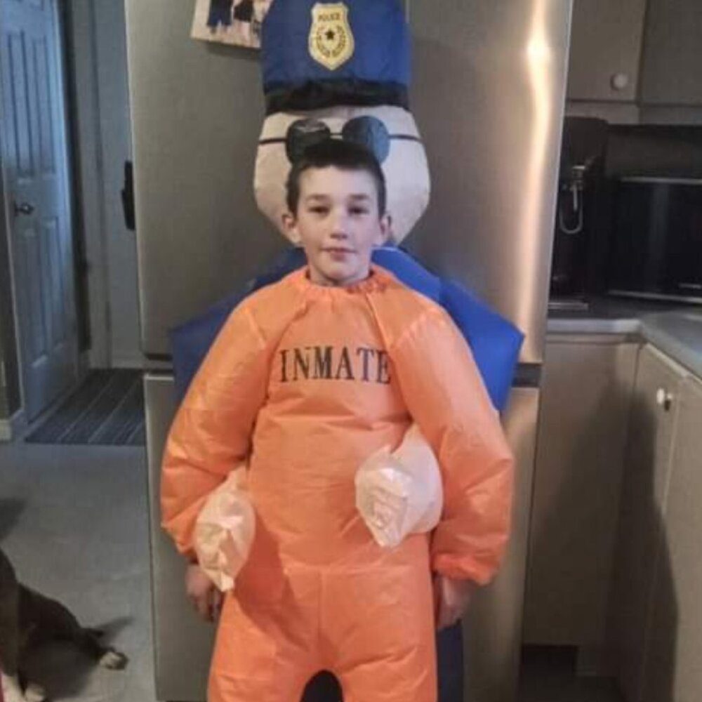 Halloween blow costume 7 to 12 years